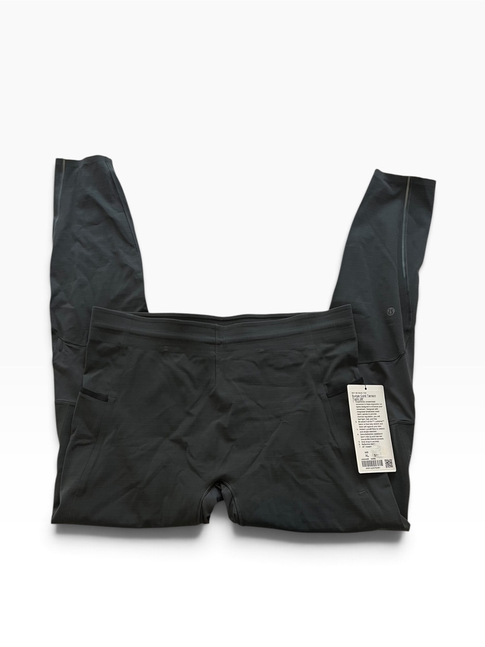 lululemon athletica Black Men's SURGE COLD TERRAIN TIGHT “28